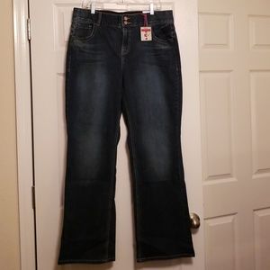 Lane Bryant Bootcut Jeans w Tighter Tummy Tech 16R